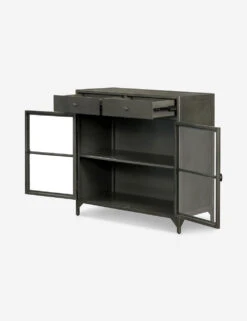 Malcom Small Curio Cabinet 21 Malcom Small Curio Cabinet -Lulu And Georgia Shop 104427 003 OPN 1