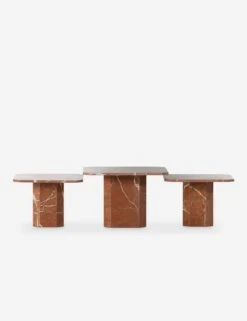 Linari Marble Nesting Coffee Table (Set Of 3) -Lulu And Georgia Shop 229607 001 FRT 1