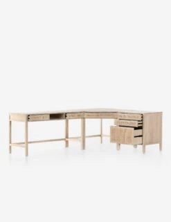 Margot Modular Desk With Filing Cabinet -Lulu And Georgia Shop 230207 001 opn 1