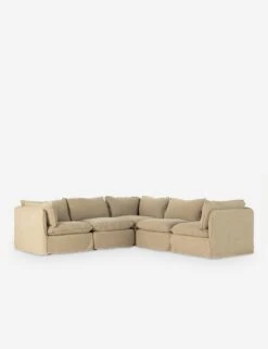 Costello Slipcover Corner Sectional Sofa