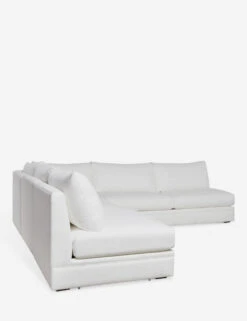 Winona Armless Corner Sectional Sofa -Lulu And Georgia Shop 35 WinonaArmless3PieceCornerSectional WhitePerformance 12865