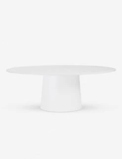 Beth Oval Dining Table -Lulu And Georgia Shop 37 38632MTWHT B 01