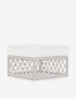 Gibbs Indoor / Outdoor Ottoman -Lulu And Georgia Shop AME R06OT CU AMELIA OTTOMAN WB04
