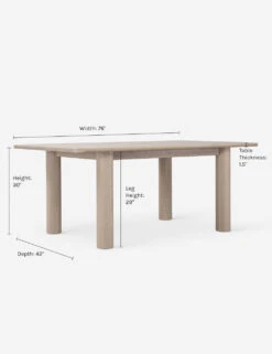 Arc Dining Table By Sun At Six 26 Arc Dining Table By Sun At Six -Lulu And Georgia Shop Arc629 110739 Nude 02 DIMS