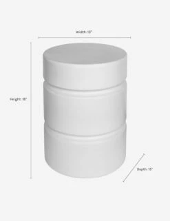 Marke Indoor / Outdoor Round Side Table -Lulu And Georgia Shop BQ 1058 18 70