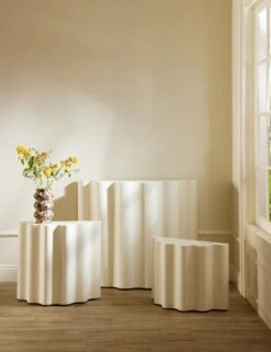 Lune Indoor / Outdoor Console Table By Lolly Lolly Ceramics -Lulu And Georgia Shop Lulu and Georgia 6 Credenza Chair Vignette 1139 Site crop Lifestyle 6794ea31 80d5 444f bd85 6e3b0b53e79b