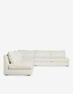 Winona Armless Corner Sectional Sofa -Lulu And Georgia Shop WinonaArmless3PieceCornerSectional KleinIvory 12866 SITECROP