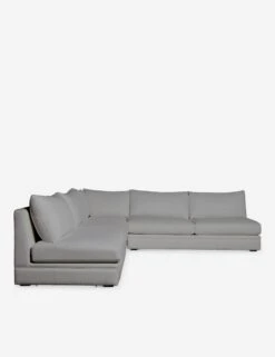 Winona Armless Corner Sectional Sofa -Lulu And Georgia Shop WinonaArmless3PieceCornerSectional KleinSilver 12866 SITECROP