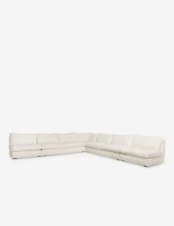 Winona Armless Corner Sectional Sofa -Lulu And Georgia Shop WinonaArmless5PieceCornerSectional KleinIvory 12845 SITECROP