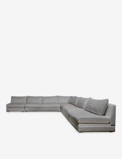 Winona Armless Corner Sectional Sofa -Lulu And Georgia Shop WinonaArmless5PieceCornerSectional KleinSilver 12839 SITECROP