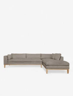 Charleston Sectional Sofa -Lulu And Georgia Shop charleston raf sectional flannel 3 1 1 1