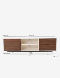 Cordelle Media Console -Lulu And Georgia Shop cordelle media console grayback 1