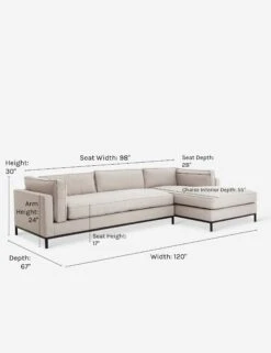 Fritzie Sectional Sofa -Lulu And Georgia Shop fritzie natural dims