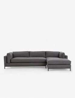 Fritzie Sectional Sofa -Lulu And Georgia Shop fritzie right facing sectional charcoal 1