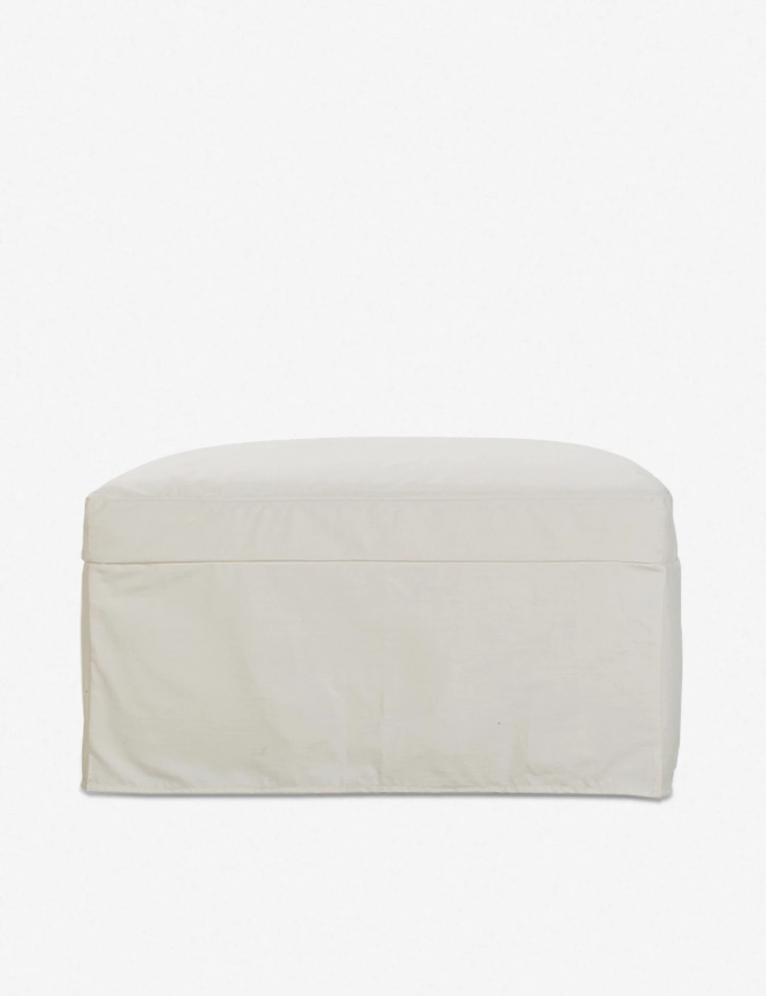 Myla Slipcover Ottoman 1 Myla Slipcover Ottoman