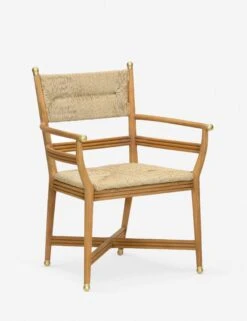 Morris & Co. Kelmscott Rush Indoor / Outdoor Dining Arm Chair -Lulu And Georgia Shop morris co auberon rush arm chair natural
