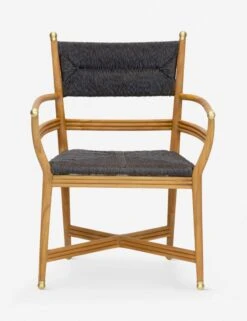 Morris & Co. Kelmscott Rush Indoor / Outdoor Dining Arm Chair -Lulu And Georgia Shop wmkeac tkbk 3